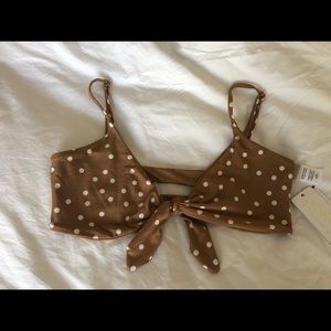 LSpace Flashback top in Beachcomber Dot